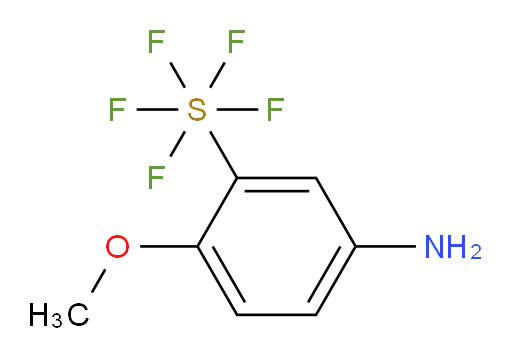 5-amino-2-methoxy(pentafluoromercapto)benzene