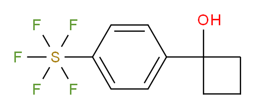 1-(4-(pentafluoromercapto)phenyl)cyclobutanol