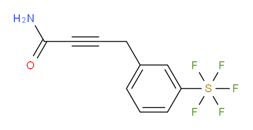 4-(3-(pentafluoromercapto)phenyl)but-2-ynamide