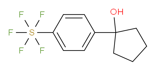 1-(4-(pentafluoromercapto)phenyl)cyclopentanol
