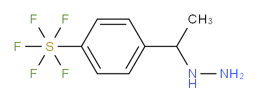 [4-(1-hydrazinylethyl)phenyl]sulfur pentafluoride