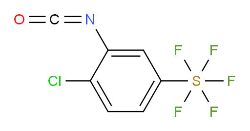 (4-Chloro-3-isocyanatophenyl)sulfur pentafluoride