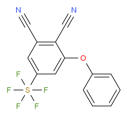 (3,4-Dicyano-5-phenoxyphenyl)sulfur pentafluoride