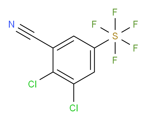 (3,4-dichloro-5-cyanophenyl)sulfur pentafluoride