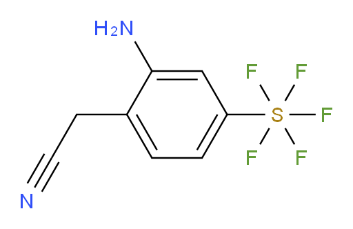 [3-Amino-4-(cyanomethyl)phenyl]sulfur pentafluoride