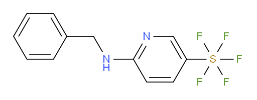 6-(benzylamino)pyridine-3-ylsulfur pentafluoride