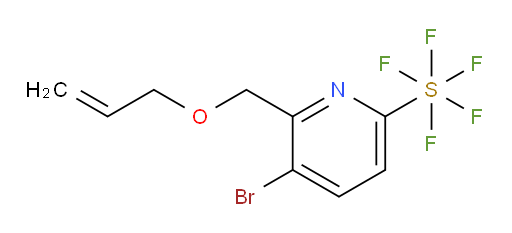 6-((allyloxy)methyl)-5-bromopyridine-2-ylsulfur pentafluoride