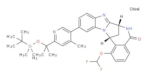 (7R,14R)-1-(difluoromethoxy)-11-[6-[1-[[(tert-butyl)dimethylsilyl]oxy]-1-methylethyl]-4-methylpyridin-3-yl]-6,7-dihydro-7,14-Methanobenzimidazo[1,2-b][2,5]benzodiazocin-5(14H)--one