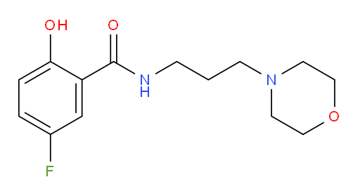5-fluoro-2-hydroxy-N-(3-morpholinopropyl)benzamide