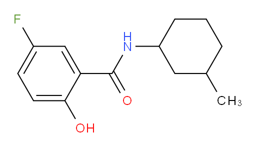5-fluoro-2-hydroxy-N-(3-methylcyclohexyl)benzamide