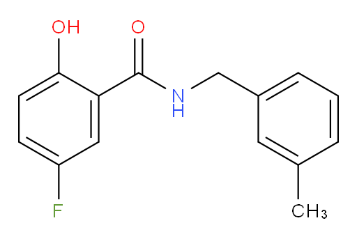 5-fluoro-2-hydroxy-N-(3-methylbenzyl)benzamide
