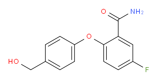 5-fluoro-2-(4-(hydroxymethyl)phenoxy)benzamide