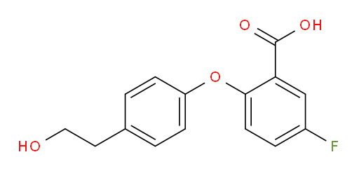 5-fluoro-2-(4-(2-hydroxyethyl)phenoxy)benzoic acid