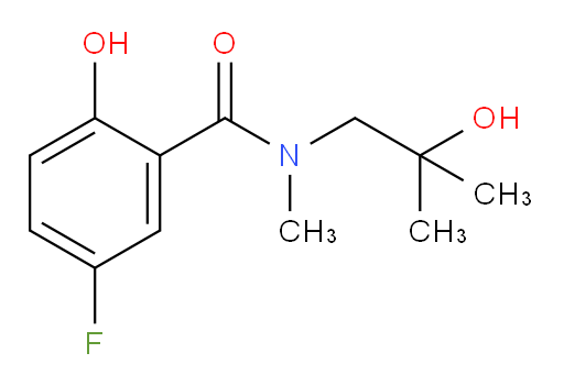 5-fluoro-2-hydroxy-N-(2-hydroxy-2-methylpropyl)-N-methylbenzamide