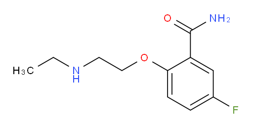 2-(2-(ethylamino)ethoxy)-5-fluorobenzamide