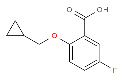 2-(cyclopropylmethoxy)-5-fluorobenzoic acid
