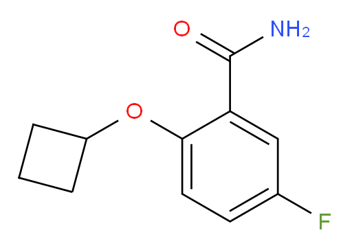 2-cyclobutoxy-5-fluorobenzamide