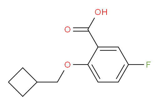 2-(cyclobutylmethoxy)-5-fluorobenzoic acid