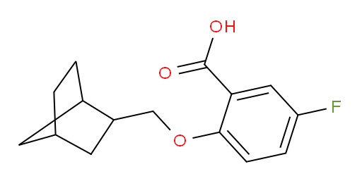 2-(bicyclo[2.2.1]heptan-2-ylmethoxy)-5-fluorobenzoic acid