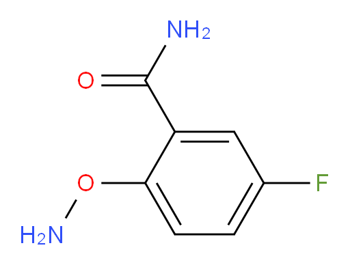 2-(aminooxy)-5-fluorobenzamide