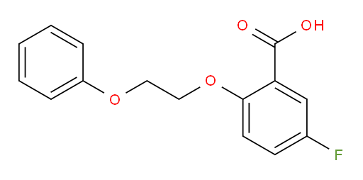 5-fluoro-2-(2-phenoxyethoxy)benzoic acid