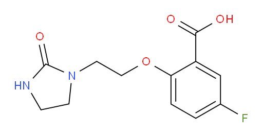 5-fluoro-2-(2-(2-oxoimidazolidin-1-yl)ethoxy)benzoic acid