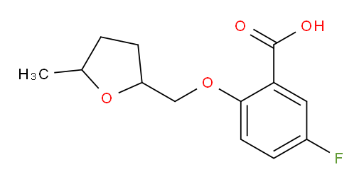 5-fluoro-2-((5-methyltetrahydrofuran-2-yl)methoxy)benzoic acid
