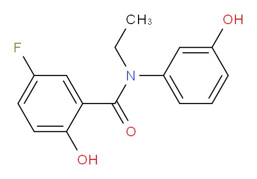 N-ethyl-5-fluoro-2-hydroxy-N-(3-hydroxyphenyl)benzamide