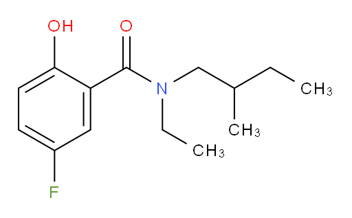 N-ethyl-5-fluoro-2-hydroxy-N-(2-methylbutyl)benzamide