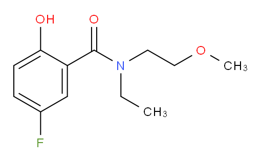 N-ethyl-5-fluoro-2-hydroxy-N-(2-methoxyethyl)benzamide