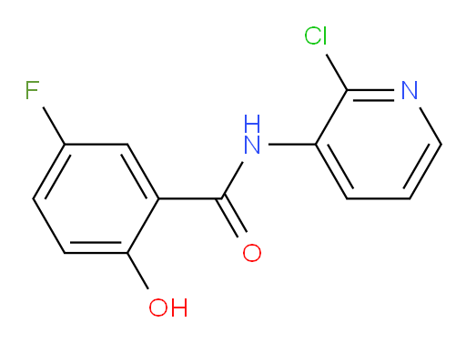 N-(2-chloropyridin-3-yl)-5-fluoro-2-hydroxybenzamide