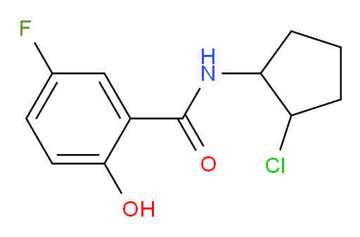 N-(2-chlorocyclopentyl)-5-fluoro-2-hydroxybenzamide