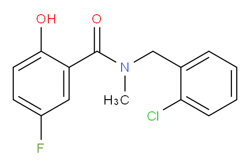 N-(2-chlorobenzyl)-5-fluoro-2-hydroxy-N-methylbenzamide