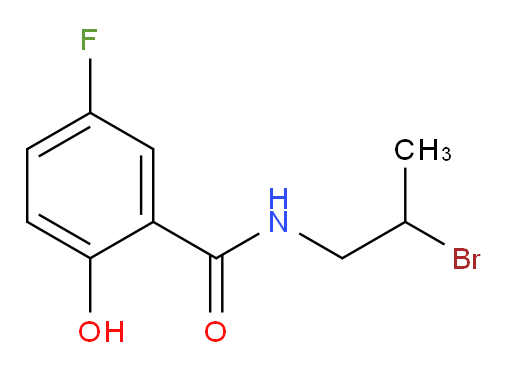 N-(2-bromopropyl)-5-fluoro-2-hydroxybenzamide