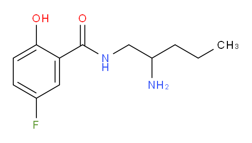 N-(2-aminopentyl)-5-fluoro-2-hydroxybenzamide
