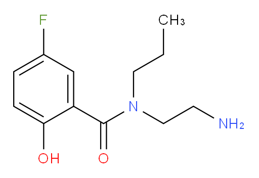 N-(2-aminoethyl)-5-fluoro-2-hydroxy-N-propylbenzamide