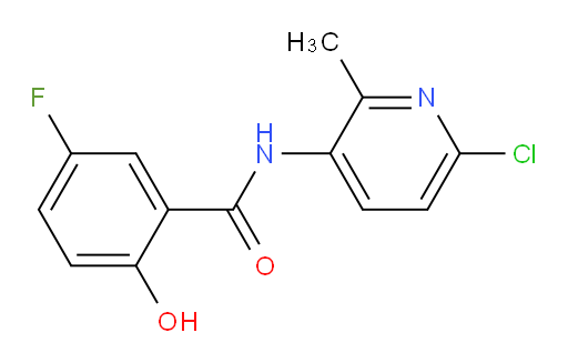 N-(6-chloro-2-methylpyridin-3-yl)-5-fluoro-2-hydroxybenzamide
