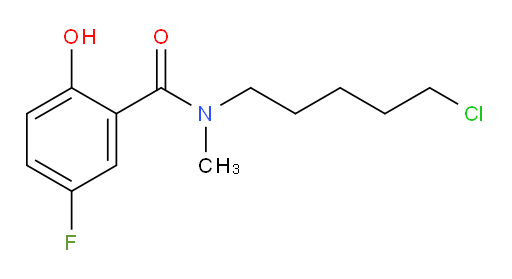 N-(5-chloropentyl)-5-fluoro-2-hydroxy-N-methylbenzamide