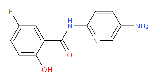 N-(5-aminopyridin-2-yl)-5-fluoro-2-hydroxybenzamide