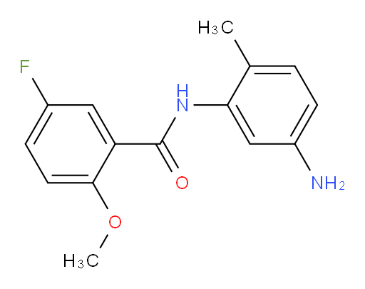 N-(5-amino-2-methylphenyl)-5-fluoro-2-methoxybenzamide