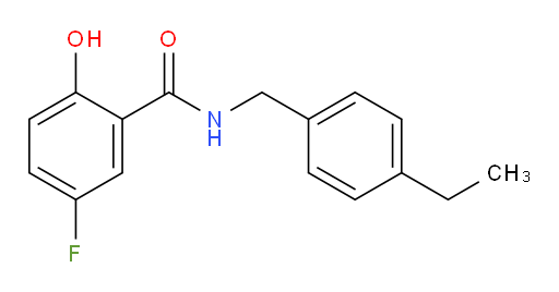 N-(4-ethylbenzyl)-5-fluoro-2-hydroxybenzamide