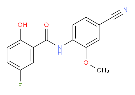 N-(4-cyano-2-methoxyphenyl)-5-fluoro-2-hydroxybenzamide