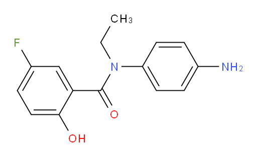 N-(4-aminophenyl)-N-ethyl-5-fluoro-2-hydroxybenzamide