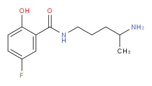 N-(4-aminopentyl)-5-fluoro-2-hydroxybenzamide