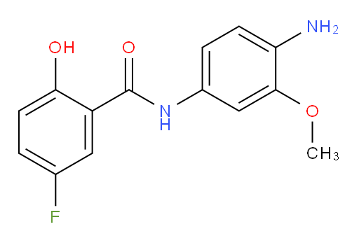 N-(4-amino-3-methoxyphenyl)-5-fluoro-2-hydroxybenzamide