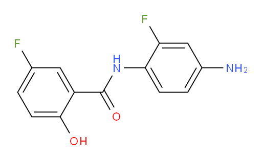 N-(4-amino-2-fluorophenyl)-5-fluoro-2-hydroxybenzamide