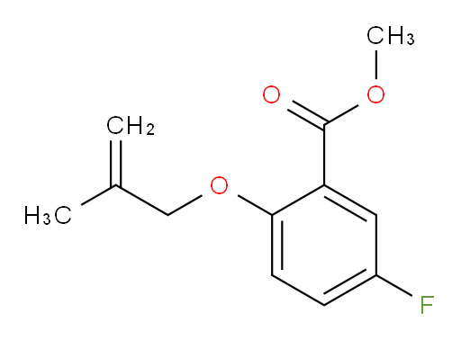 methyl 5-fluoro-2-((2-methylallyl)oxy)benzoate