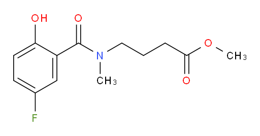 methyl 4-(5-fluoro-2-hydroxy-N-methylbenzamido)butanoate