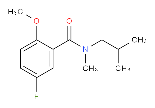 5-fluoro-N-isobutyl-2-methoxy-N-methylbenzamide