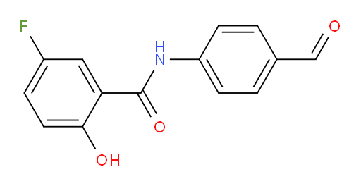 5-fluoro-N-(4-formylphenyl)-2-hydroxybenzamide